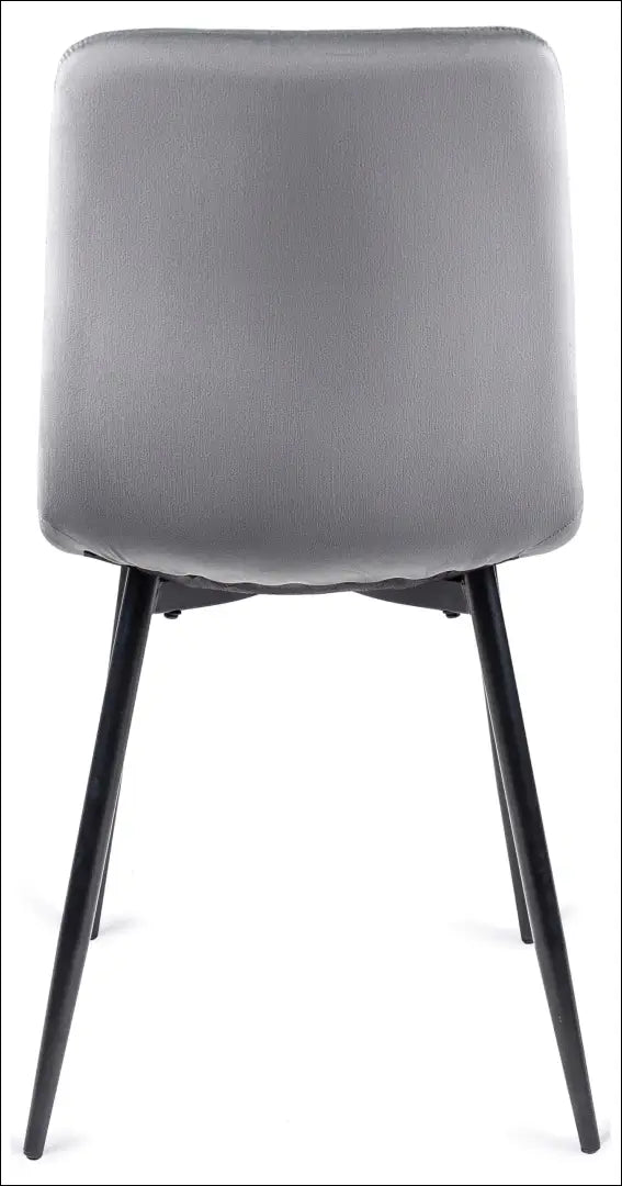 Kėdė su veliūro audiniu pilkos spalvos TE009 - €33 Save 15% 25-50, __label:Pristatymas 5-14 d.d., elite, Krzesła,