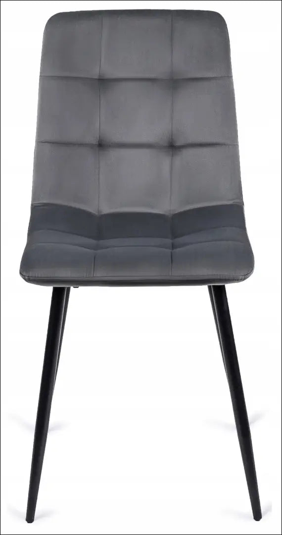 Kėdė su veliūro audiniu pilkos spalvos TE013 - €35 Save 15% 25-50, __label:Pristatymas 5-14 d.d., elite, Krzesła,