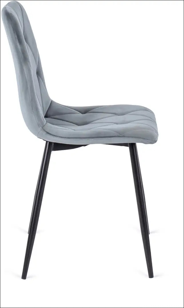 Kėdė su veliūro audiniu pilkos spalvos TE031 - €35 Save 15% 25-50, __label:Pristatymas 5-14 d.d., elite, Krzesła,
