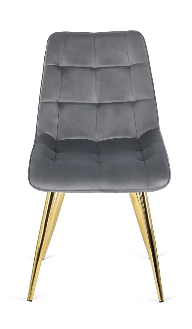 Kėdė su veliūro audiniu pilkos spalvos TE051 - €50 Save 15% 50-100, __label:Pristatymas 5-14 d.d., elite, Krzesła,