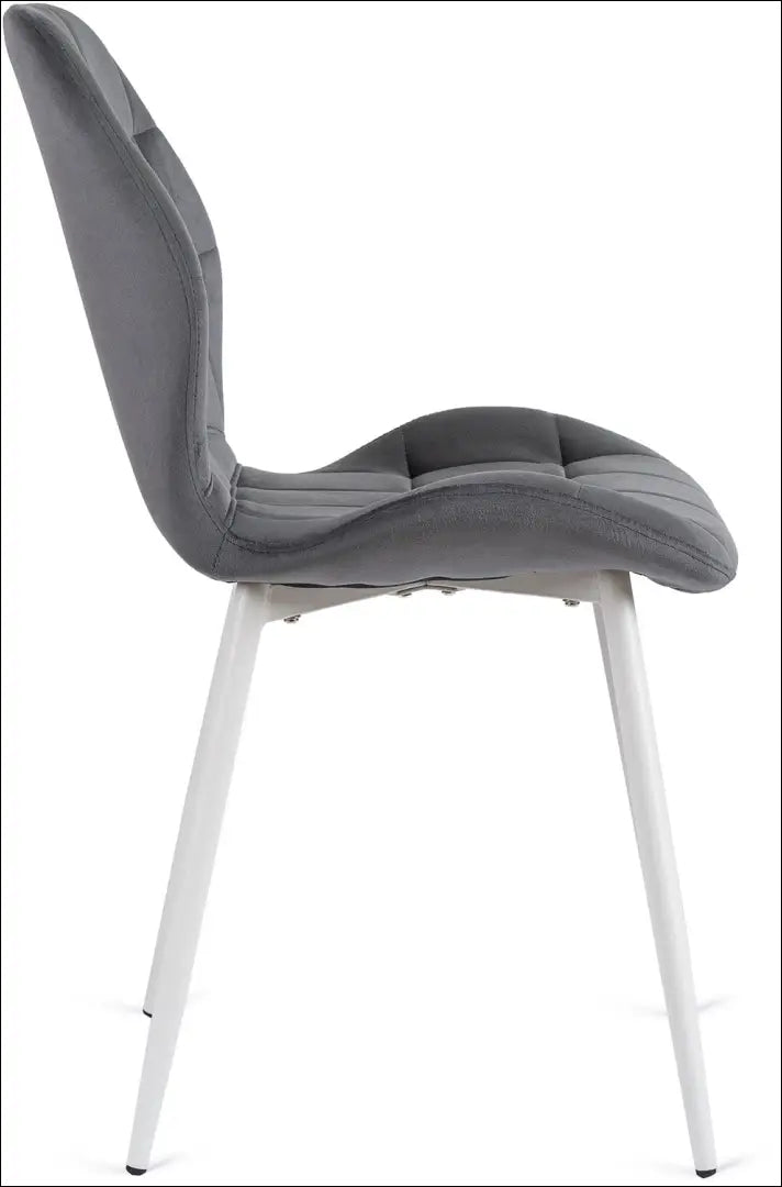 Kėdė su veliūro audiniu pilkos spalvos TE254 - €47 Save 15% 25-50, __label:Pristatymas 5-14 d.d., elite, spalva-pilka,