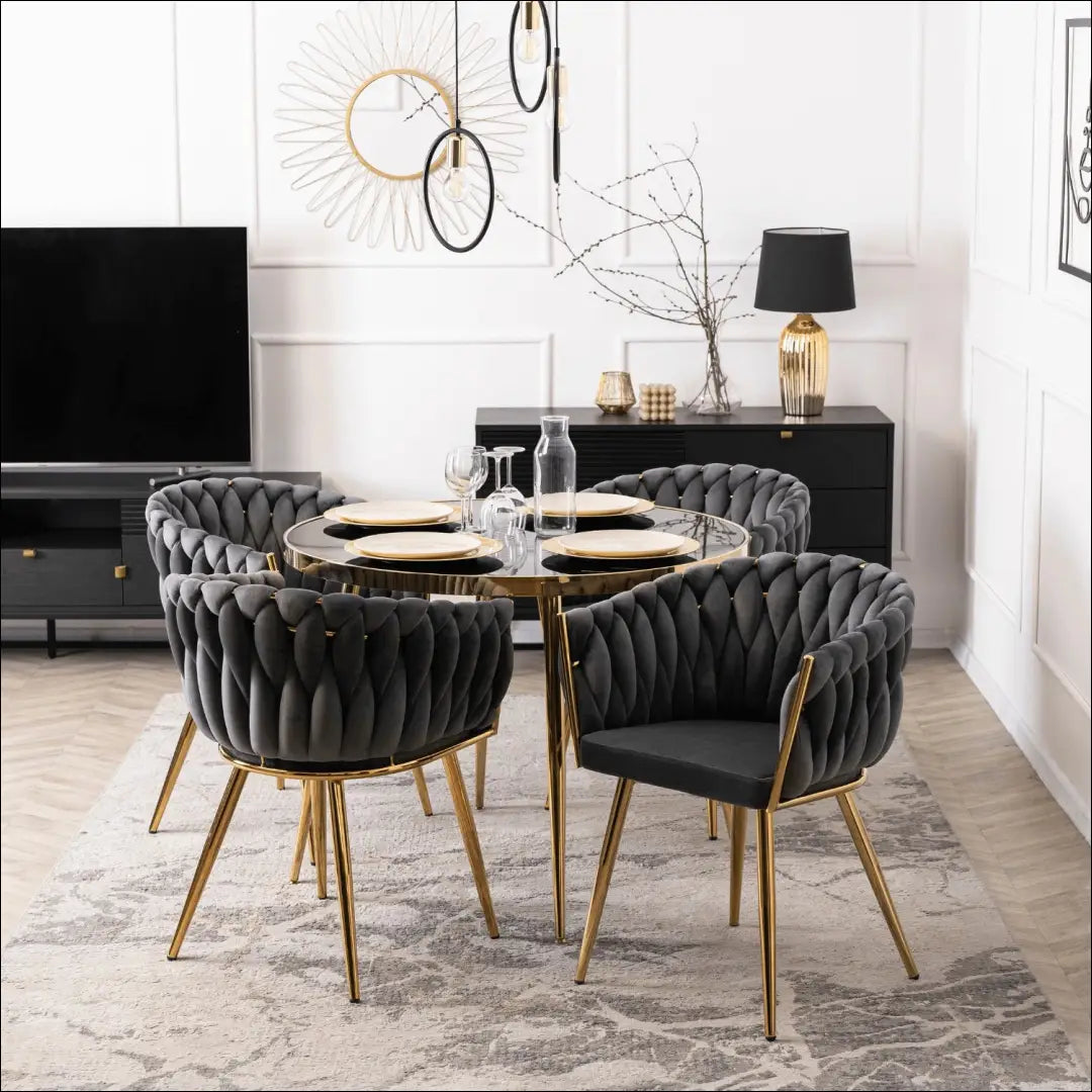 Kėdė su veliūro audiniu pilkos spalvos TE388 - €109 Save 15% 100-200, __label:Pristatymas 5-14 d.d., elite, Krzesła,