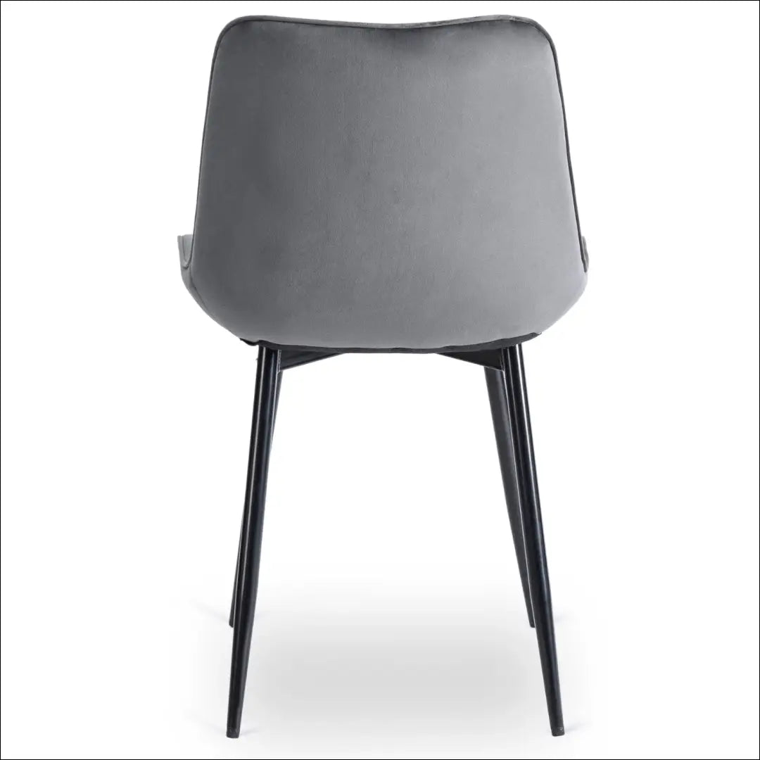 Kėdė su veliūro audiniu pilkos spalvos TE464 - €42 Save 15% 25-50, __label:Pristatymas 5-14 d.d., elite, spalva-pilka,