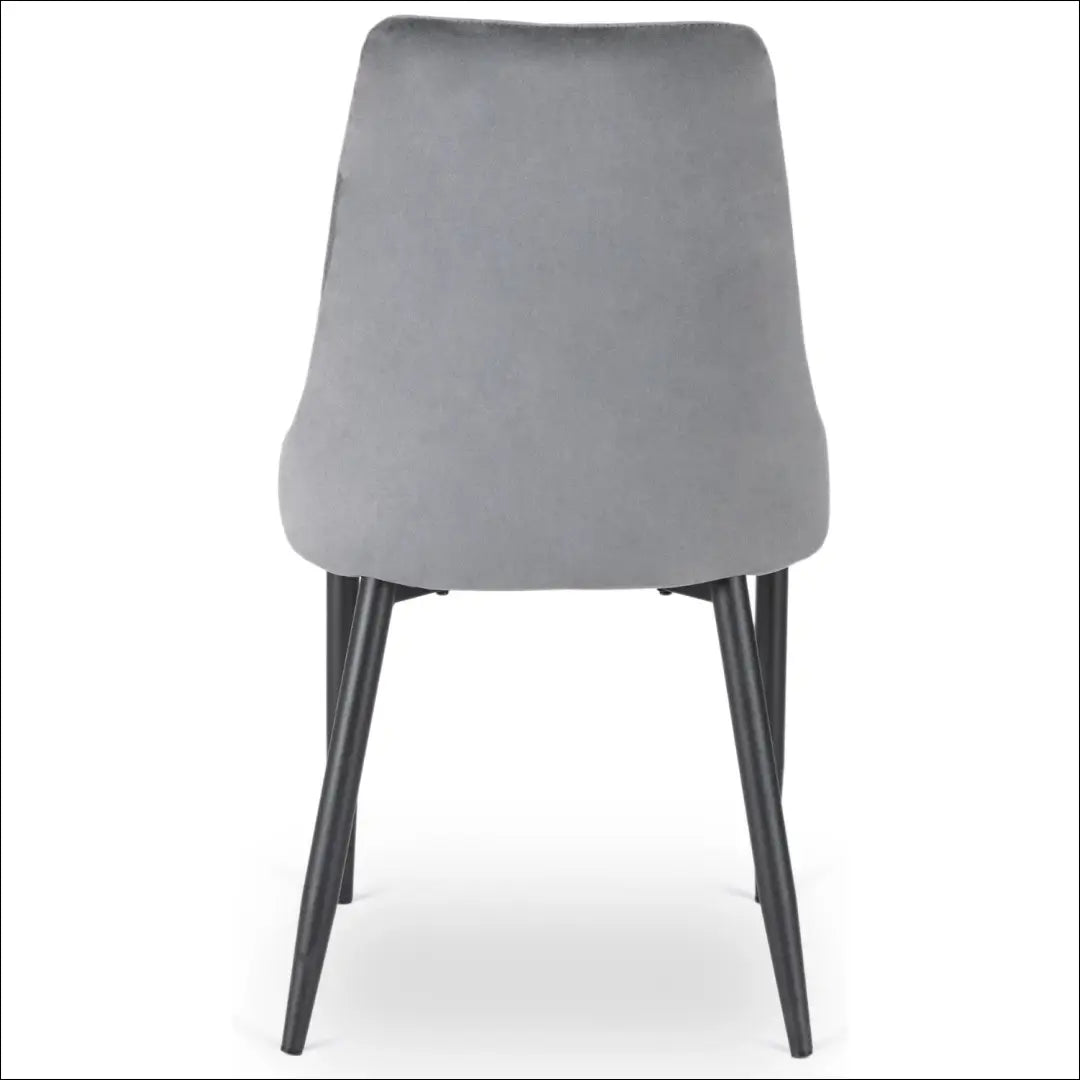 Kėdė su veliūro audiniu pilkos spalvos TE554 - €51 Save 15% 50-100, __label:Pristatymas 5-14 d.d., elite, spalva-pilka,