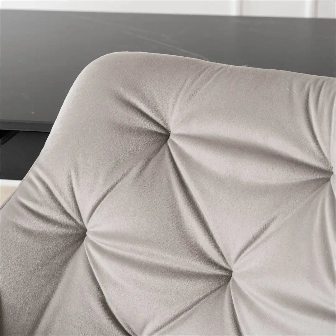 Kėdė su veliūro audiniu pilkos spalvos TE832 - €67 Save 15% 50-100, __label:Pristatymas 5-14 d.d., elite, spalva-pilka,
