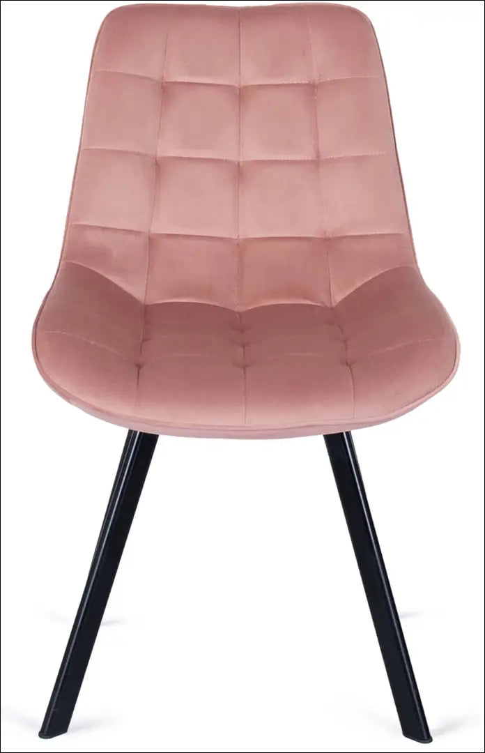Kėdė su veliūro audiniu rožinės spalvos TE107 - €52 Save 15% 50-100, __label:Pristatymas 5-14 d.d., elite, Krzesła,