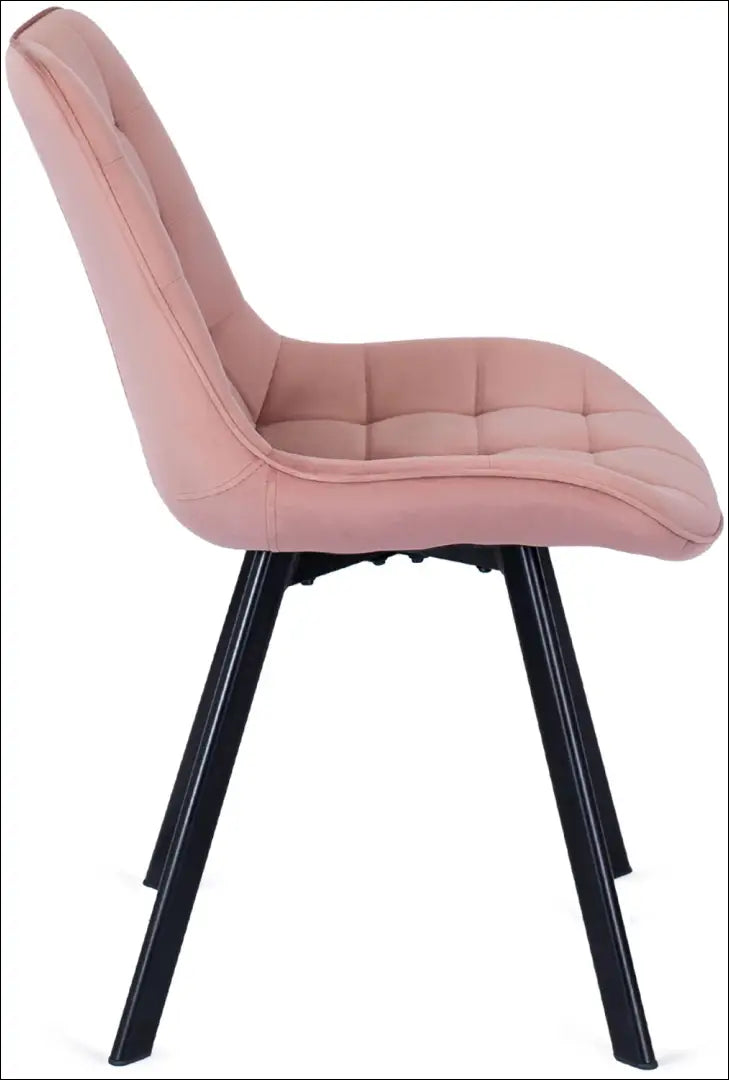 Kėdė su veliūro audiniu rožinės spalvos TE107 - €52 Save 15% 50-100, __label:Pristatymas 5-14 d.d., elite, Krzesła,