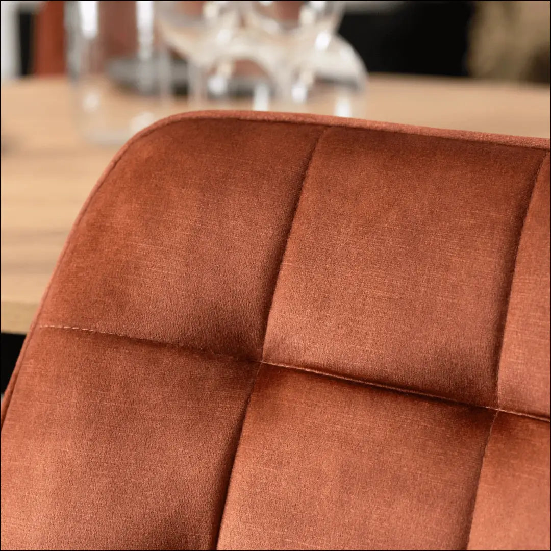 Kėdė su veliūro audiniu rudos spalvos TE420 - €52 Save 15% 50-100, __label:Pristatymas 5-14 d.d., elite, Krzesła,