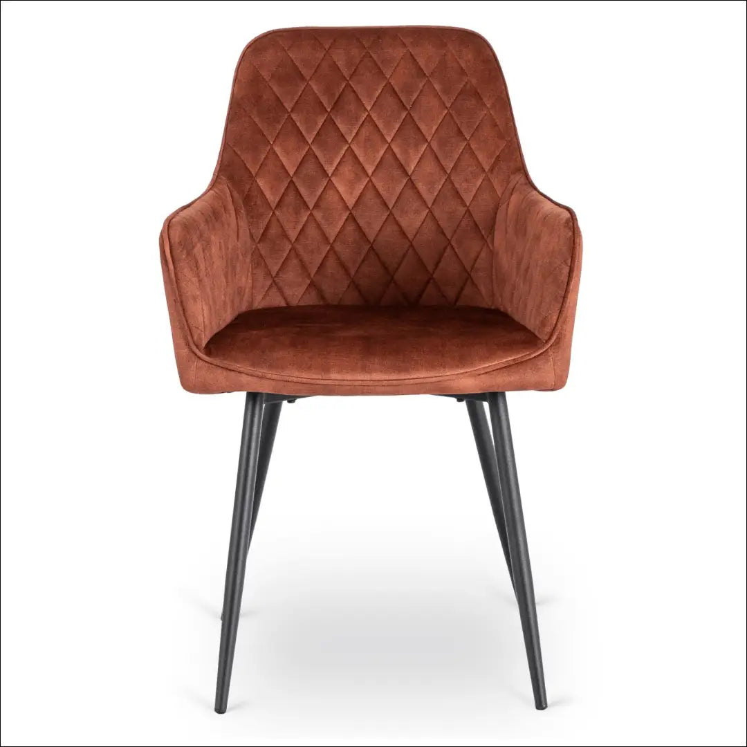 Kėdė su veliūro audiniu rusvos spalvos TE901 - €54 Save 15% 50-100, __label:Pristatymas 5-14 d.d., elite, Krzesła,