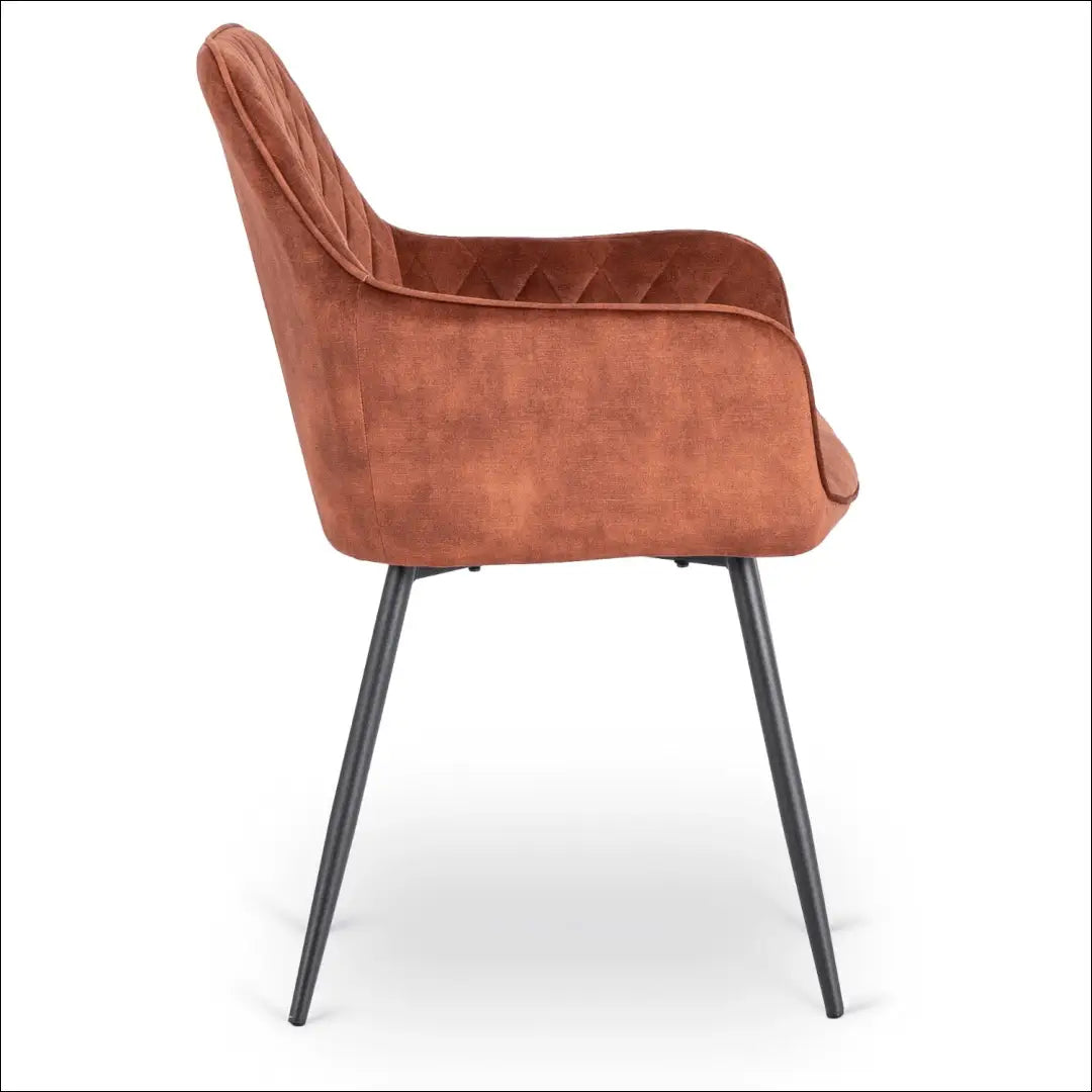 Kėdė su veliūro audiniu rusvos spalvos TE901 - €54 Save 15% 50-100, __label:Pristatymas 5-14 d.d., elite, Krzesła,