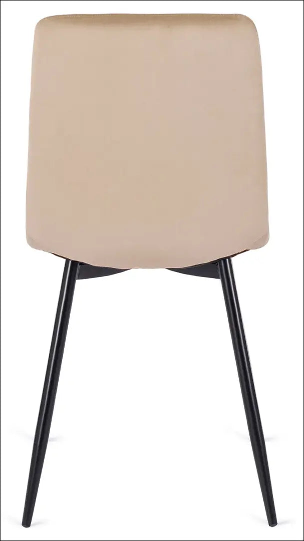 Kėdė su veliūro audiniu smėlio spalvos TE049 - €35 Save 15% 25-50, __label:Pristatymas 5-14 d.d., elite, Krzesła,