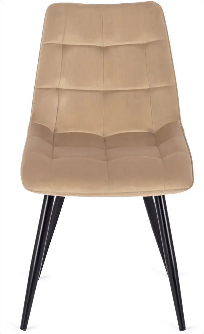 Kėdė su veliūro audiniu smėlio spalvos TE057 - €42 Save 15% 25-50, __label:Pristatymas 5-14 d.d., elite, spalva-smelio,