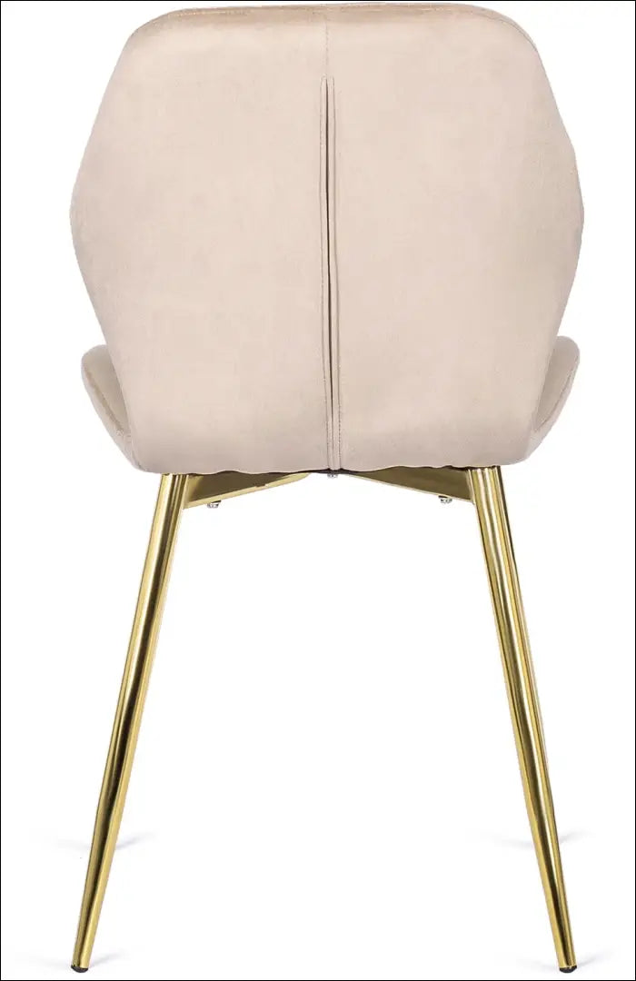 Kėdė su veliūro audiniu smėlio spalvos TE066 - €48 Save 25% 25-50, __label:Pristatymas 5-14 d.d., elite, spalva-smelio,