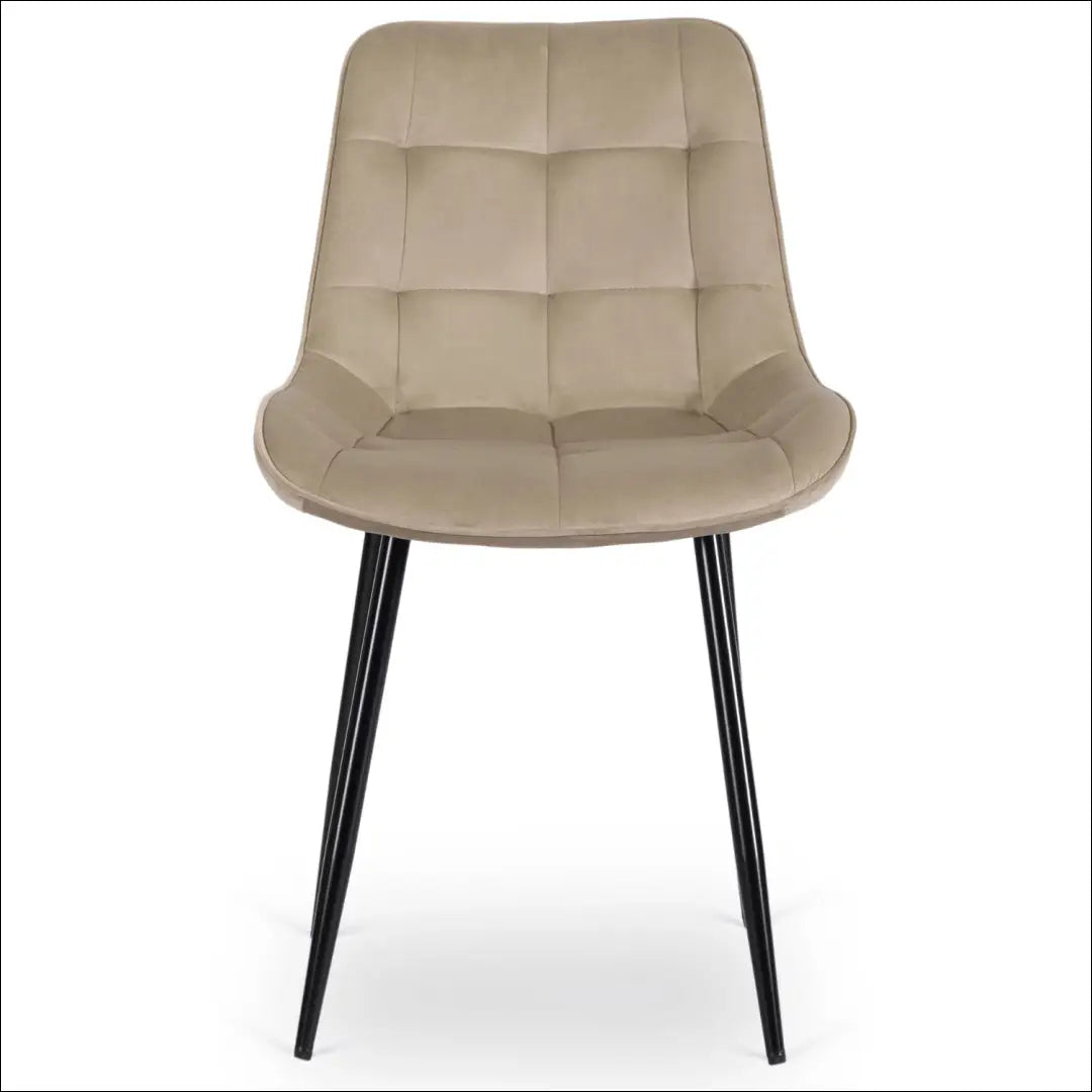 Kėdė su veliūro audiniu smėlio spalvos TE468 - €42 Save 15% 25-50, __label:Pristatymas 5-14 d.d., elite, spalva-smelio,
