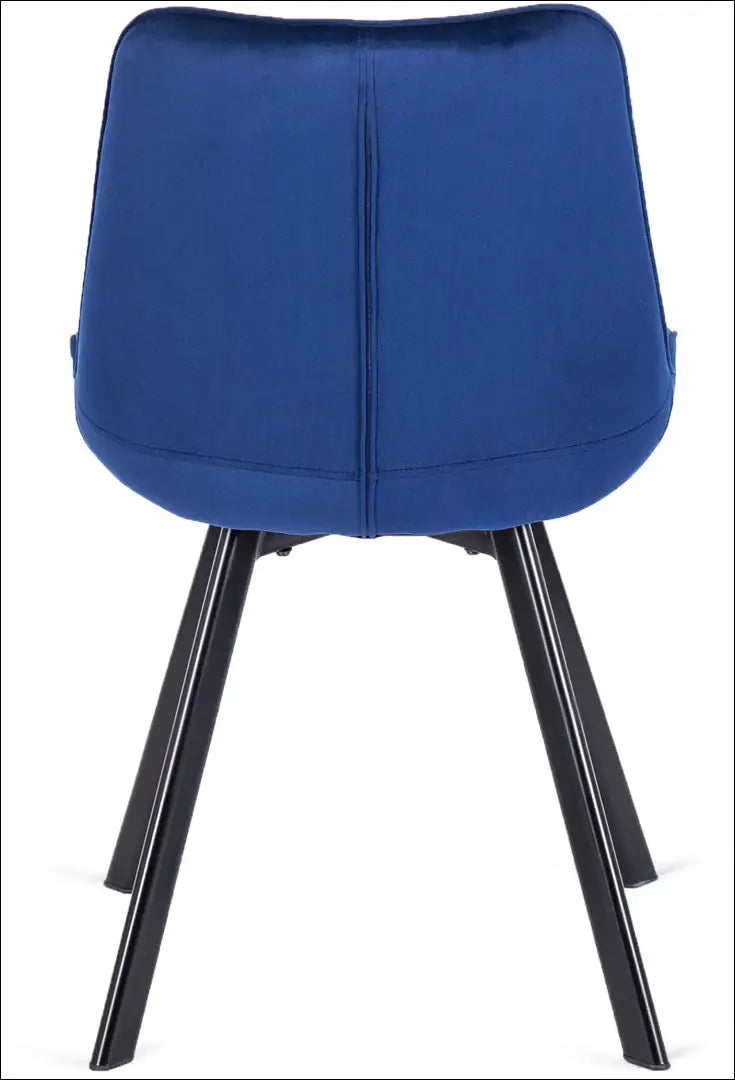 Kėdė su veliūro audiniu tamsiai mėlynos spalvos TE035 - €52 Save 15% 50-100, __label:Pristatymas 5-14 d.d., elite,