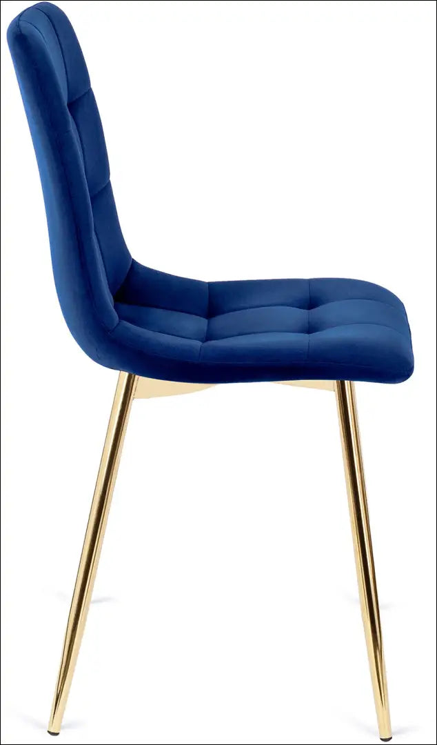 Kėdė su veliūro audiniu tamsiai mėlynos spalvos TE131 - €43 Save 15% 25-50, __label:Pristatymas 5-14 d.d., elite,