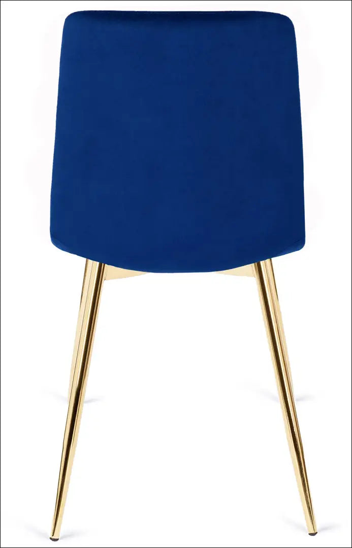 Kėdė su veliūro audiniu tamsiai mėlynos spalvos TE131 - €43 Save 15% 25-50, __label:Pristatymas 5-14 d.d., elite,