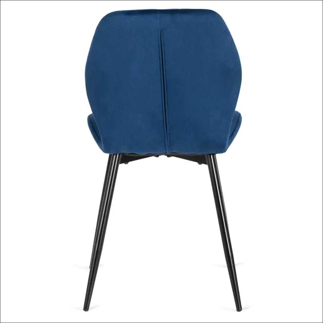 Kėdė su veliūro audiniu tamsiai mėlynos spalvos TE314 - €51 Save 15% 50-100, __label:Pristatymas 5-14 d.d., elite,