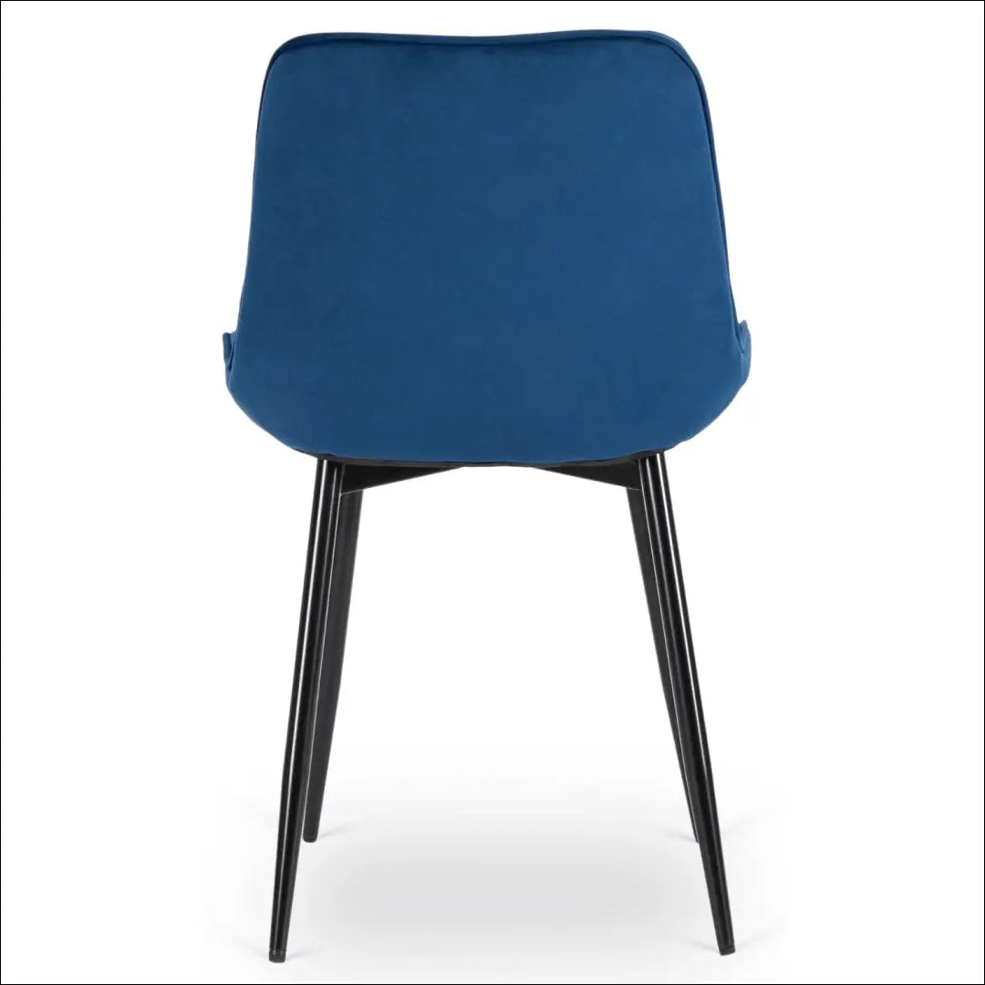 Kėdė su veliūro audiniu tamsiai mėlynos spalvos TE466 - €43 Save 15% 25-50, __label:Pristatymas 5-14 d.d., elite,