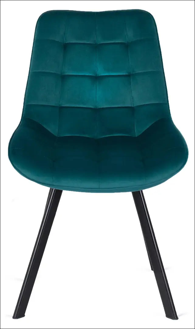 Kėdė su veliūro audiniu TE106 - €52 Save 15% 50-100, __label:Pristatymas 5-14 d.d., elite, Krzesła, spalva-turkio
