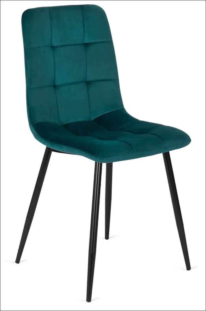 Kėdė su veliūro audiniu TE122 - €35 Save 15% 25-50, __label:Pristatymas 5-14 d.d., elite, Krzesła, spalva-turkio Turkio