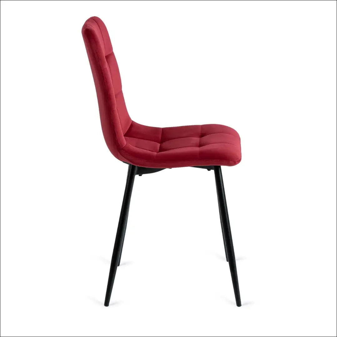 Kėdė su veliūro audiniu TE202 - €34 Save 15% 25-50, __label:Pristatymas 5-14 d.d., elite, Krzesła,