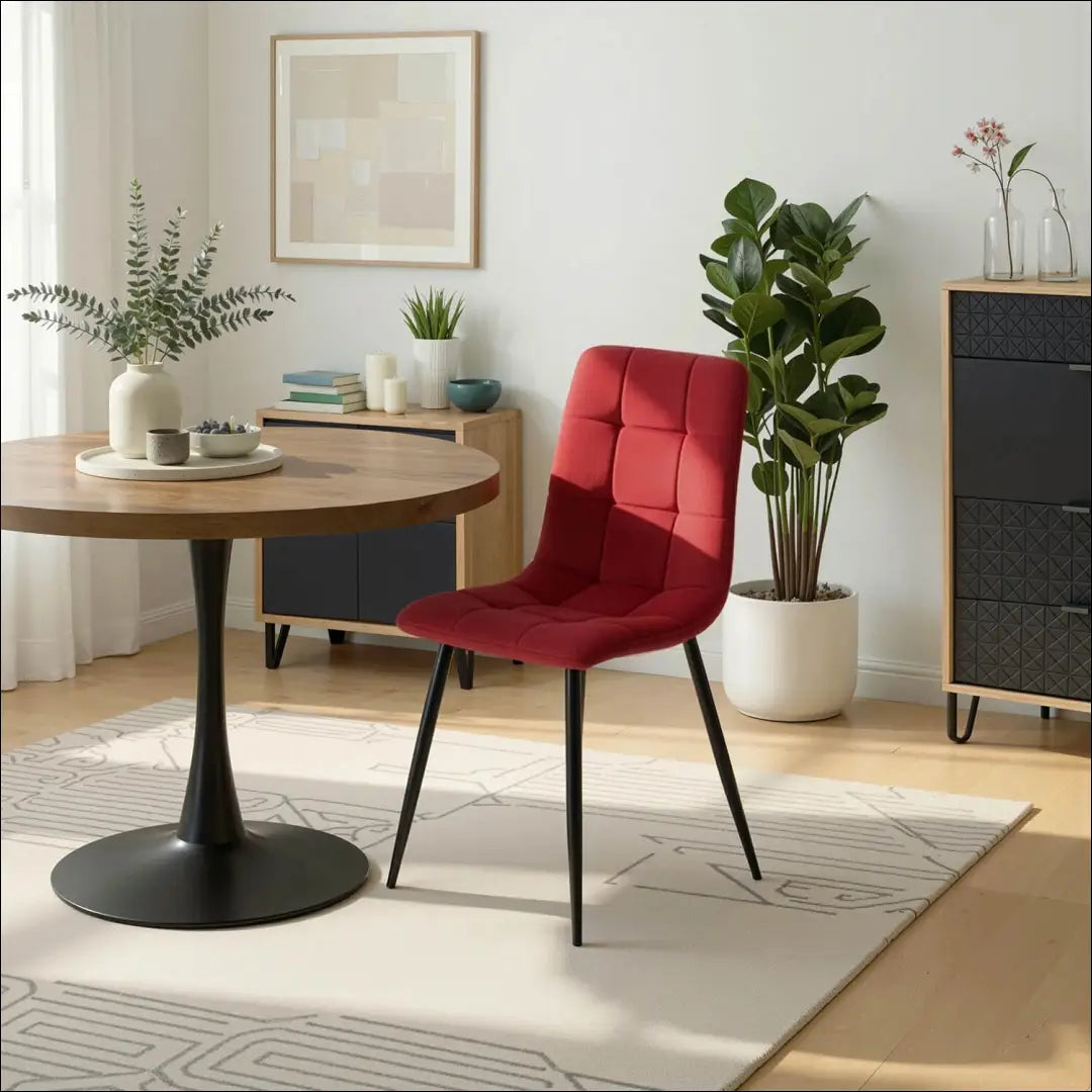 Kėdė su veliūro audiniu TE202 - €34 Save 15% 25-50, __label:Pristatymas 5-14 d.d., elite, Krzesła,