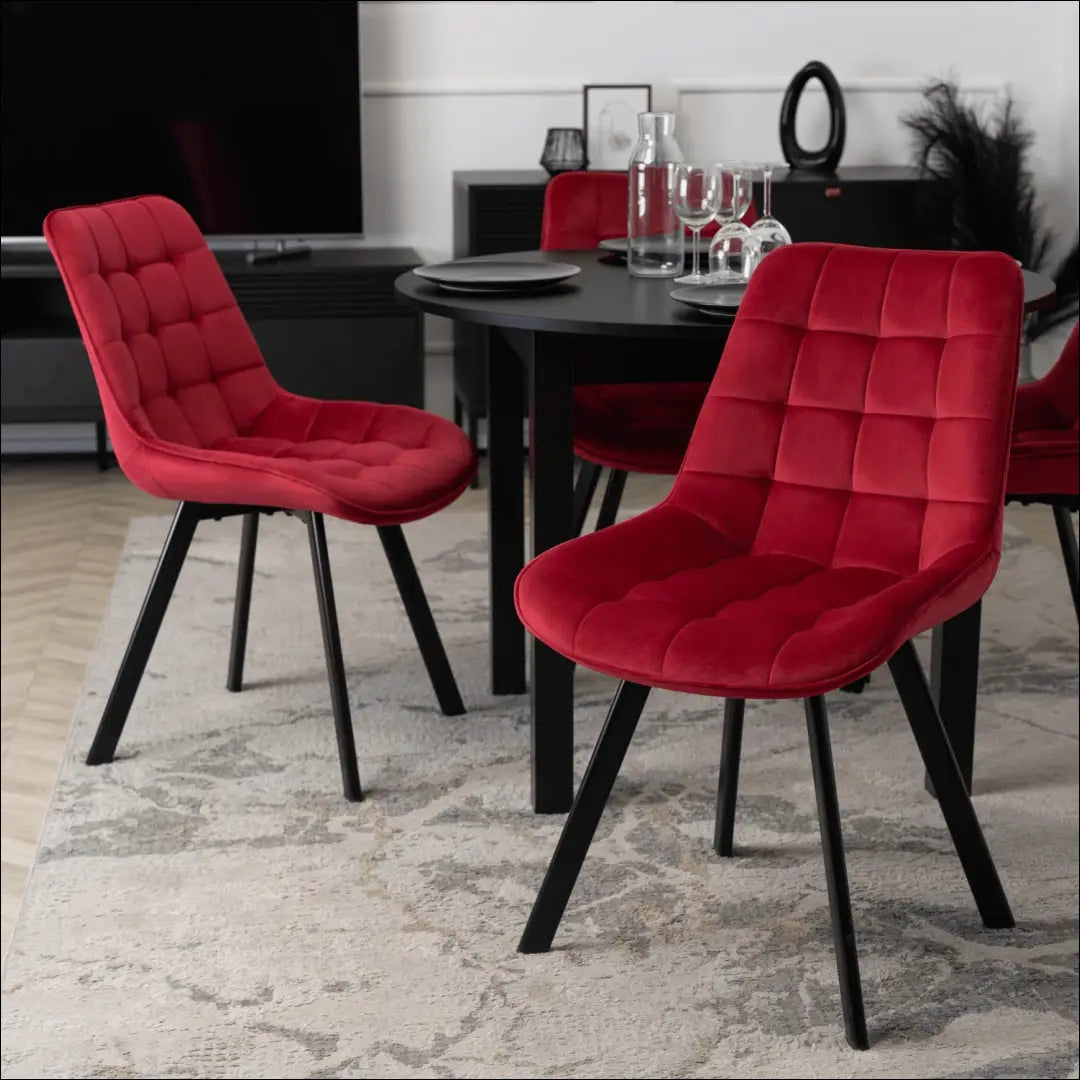 Kėdė su veliūro audiniu TE422 - €52 Save 15% 50-100, __label:Pristatymas 5-14 d.d., elite, Krzesła,