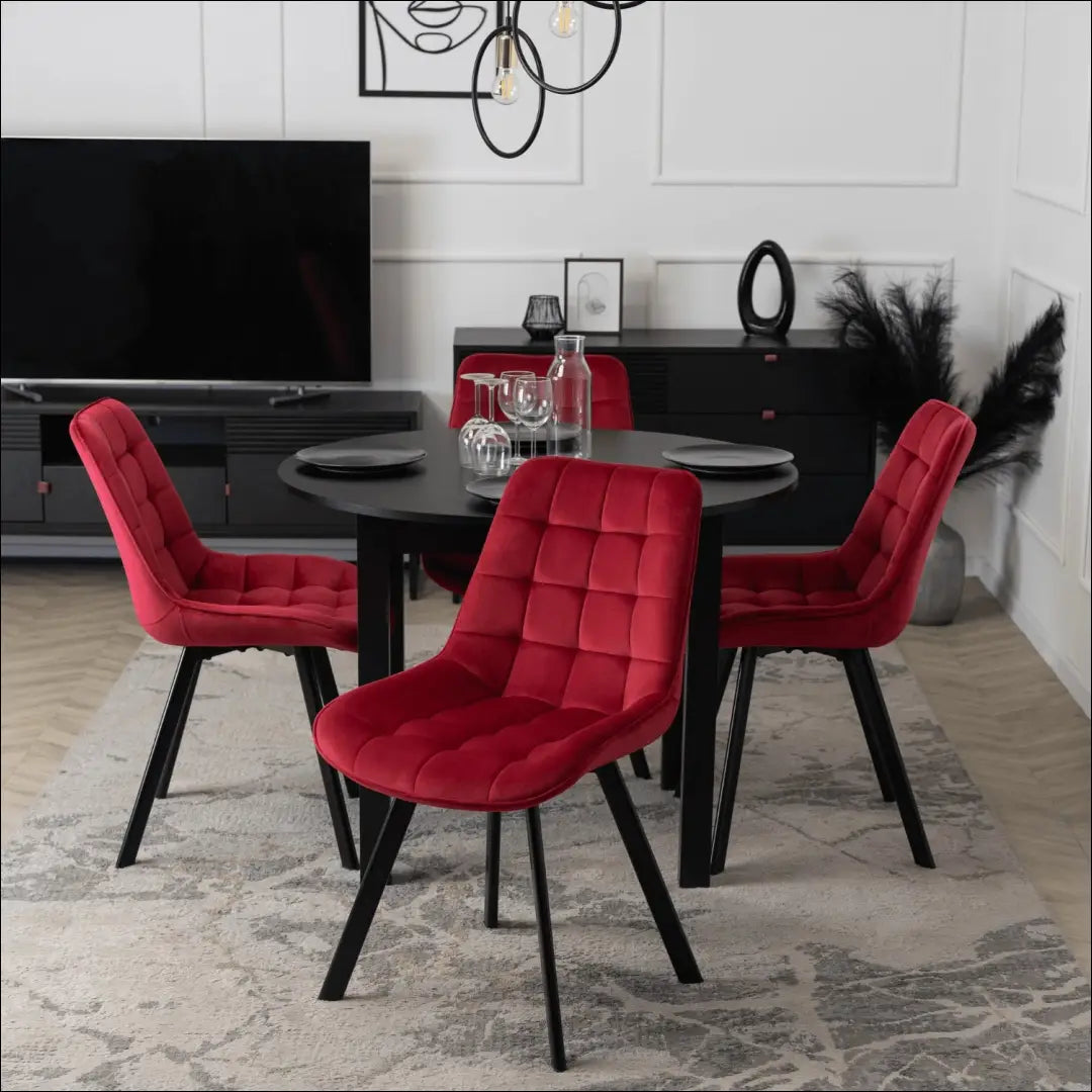 Kėdė su veliūro audiniu TE422 - €52 Save 15% 50-100, __label:Pristatymas 5-14 d.d., elite, Krzesła,