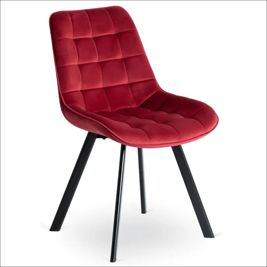 Kėdė su veliūro audiniu TE422 - €52 Save 15% 50-100, __label:Pristatymas 5-14 d.d., elite, Krzesła,