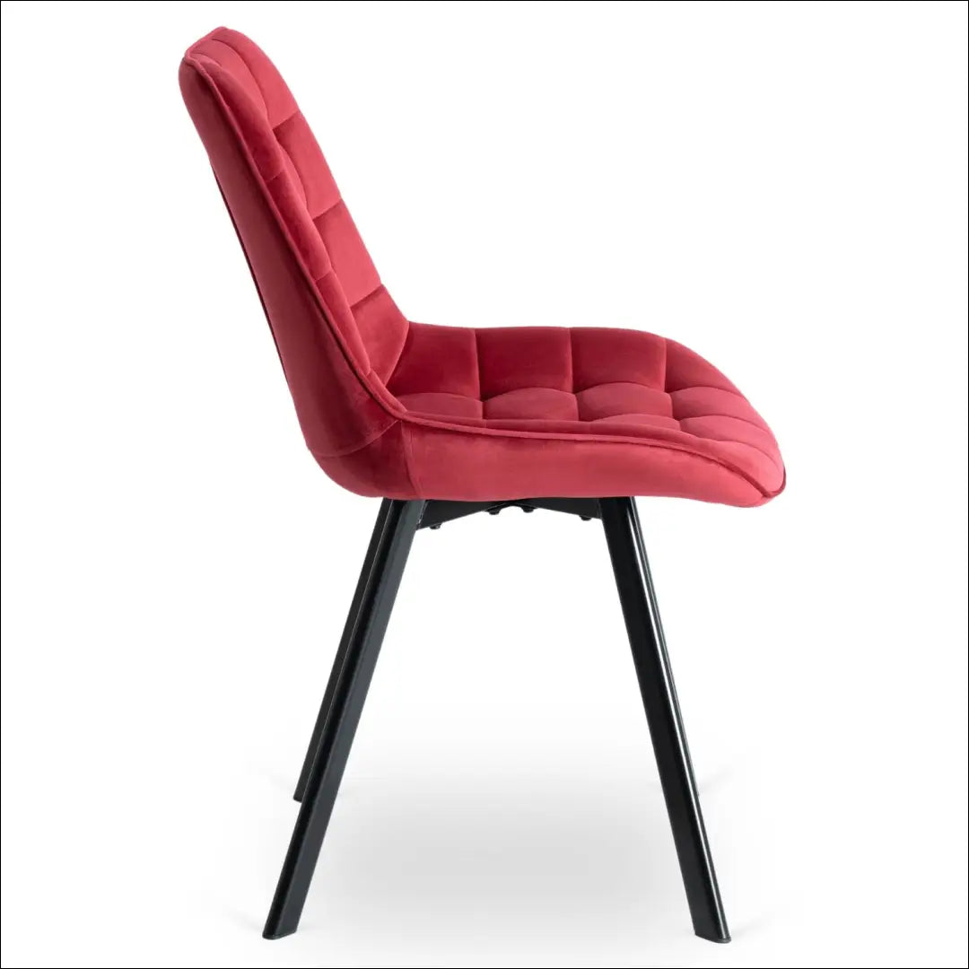 Kėdė su veliūro audiniu TE422 - €52 Save 15% 50-100, __label:Pristatymas 5-14 d.d., elite, Krzesła,