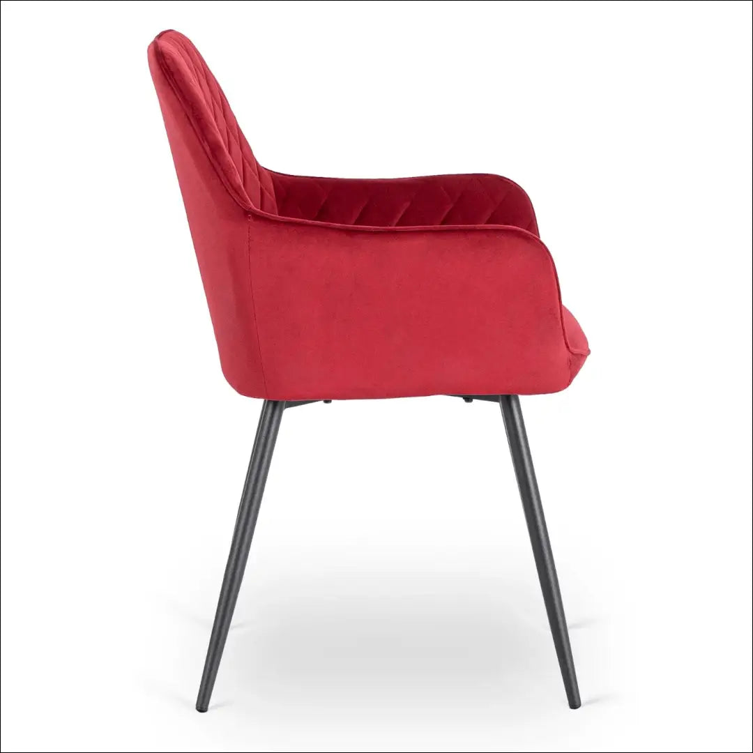 Kėdė su veliūro audiniu TE931 - €53 Save 15% 50-100, __label:Pristatymas 5-14 d.d., elite, Krzesła,