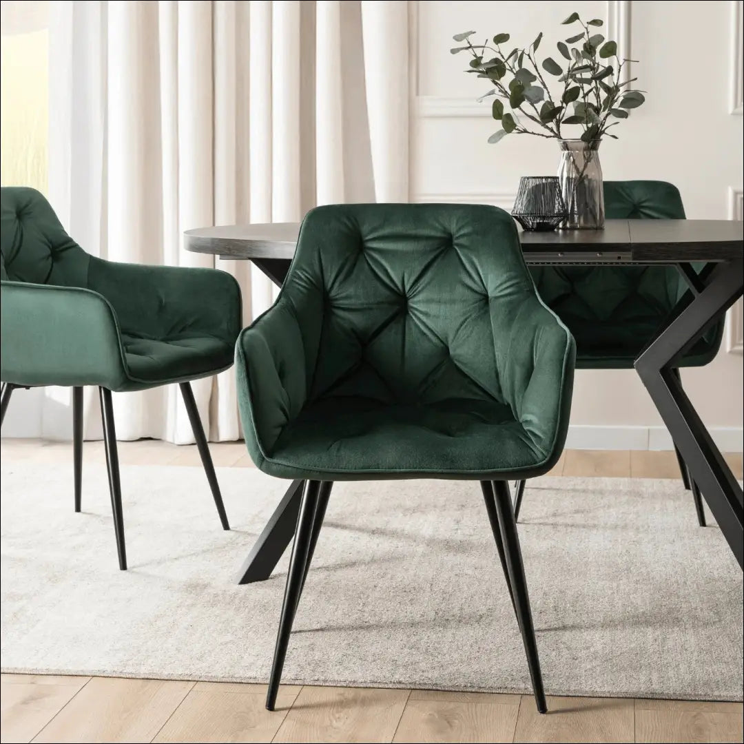 Kėdė su veliūro audiniu žalios spalvos / pilkos TE930 - €71 Save 15% 50-100, __label:Pristatymas 5-14 d.d., elite,