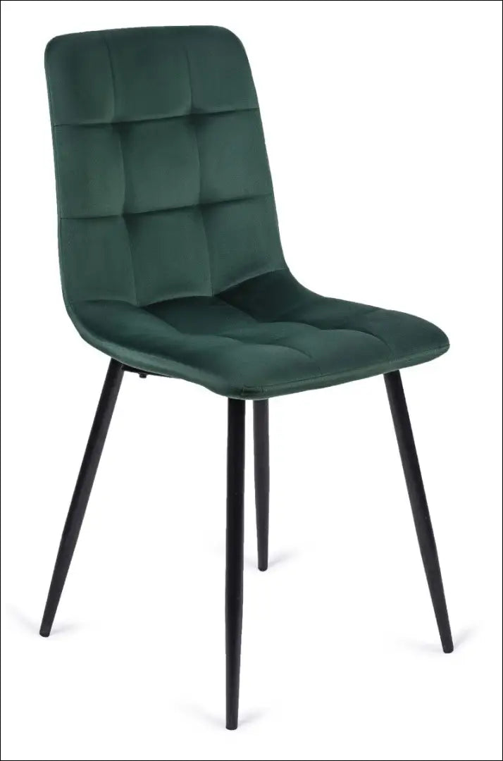 Kėdė su veliūro audiniu žalios spalvos TE016 - €35 Save 15% 25-50, __label:Pristatymas 5-14 d.d., elite, Krzesła,