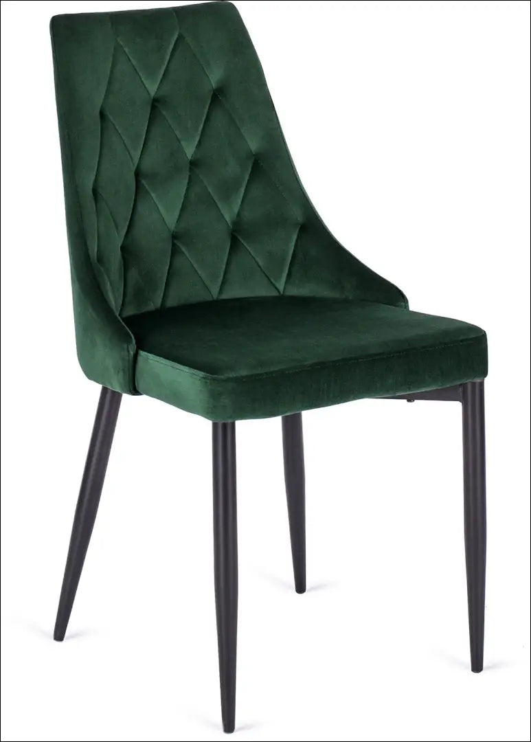 Kėdė su veliūro audiniu žalios spalvos TE028 - €48 Save 15% 25-50, __label:Pristatymas 5-14 d.d., elite, Krzesła,