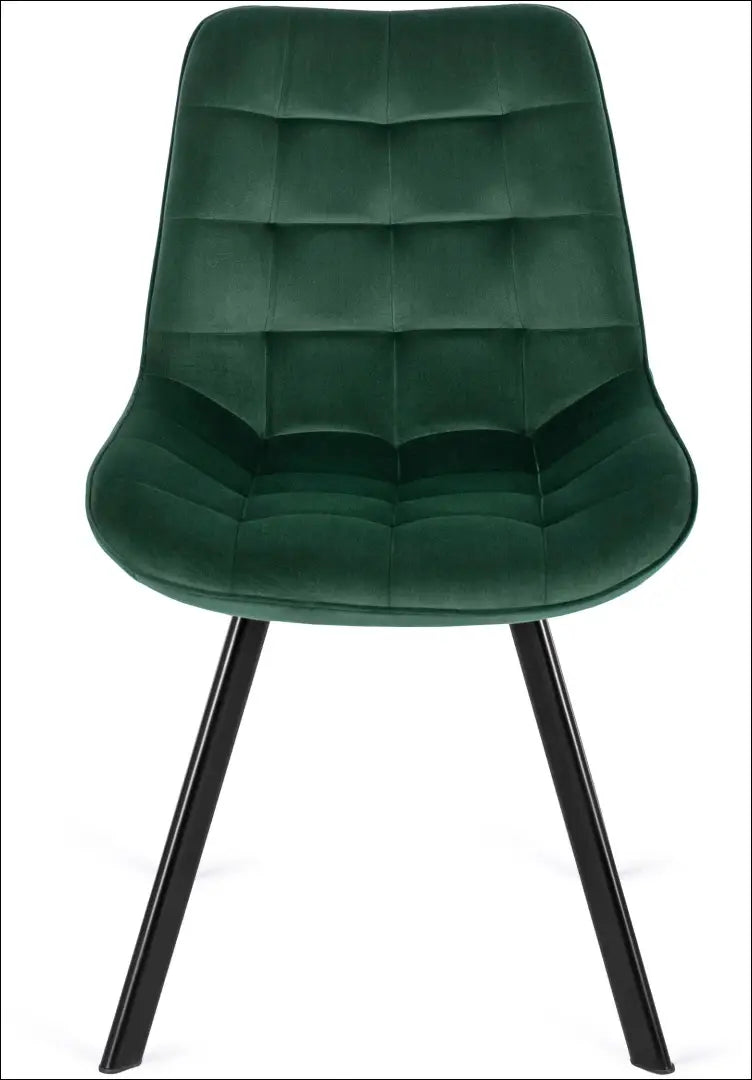 Kėdė su veliūro audiniu žalios spalvos TE034 - €52 Save 15% 50-100, __label:Pristatymas 5-14 d.d., elite, Krzesła,