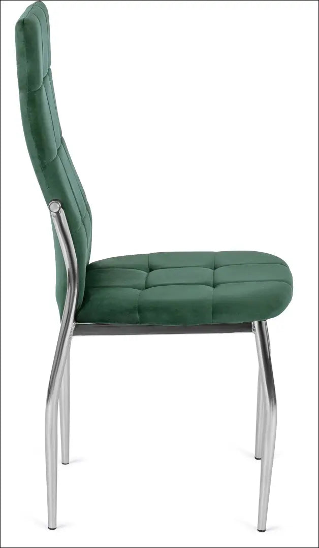 Kėdė su veliūro audiniu žalios spalvos TE038 - €43 Save 15% 25-50, __label:Pristatymas 5-14 d.d., elite, Krzesła,