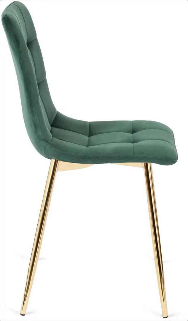 Kėdė su veliūro audiniu žalios spalvos TE110 - €43 Save 15% 25-50, __label:Pristatymas 5-14 d.d., elite, Krzesła,