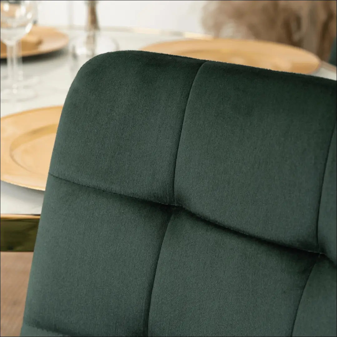 Kėdė su veliūro audiniu žalios spalvos TE110 - €43 Save 15% 25-50, __label:Pristatymas 5-14 d.d., elite, Krzesła,