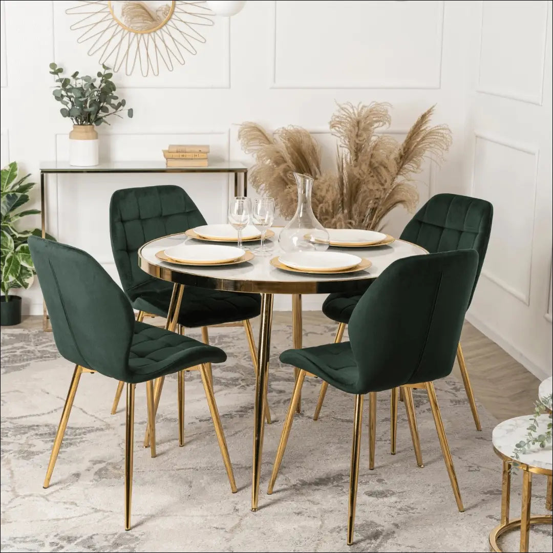 Kėdė su veliūro audiniu žalios spalvos TE305 - €38 Save 15% 25-50, __label:Pristatymas 5-14 d.d., elite,