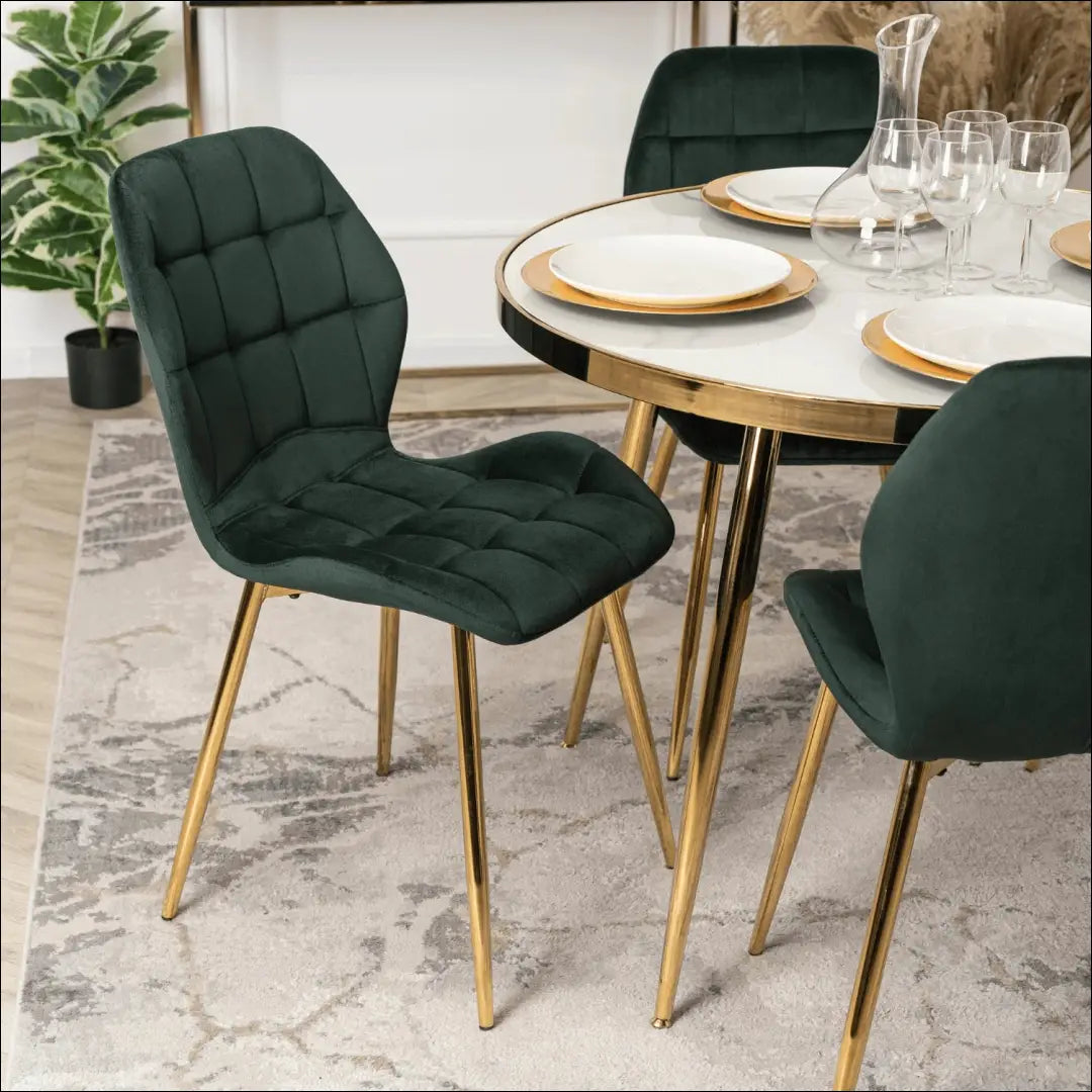 Kėdė su veliūro audiniu žalios spalvos TE305 - €38 Save 15% 25-50, __label:Pristatymas 5-14 d.d., elite,