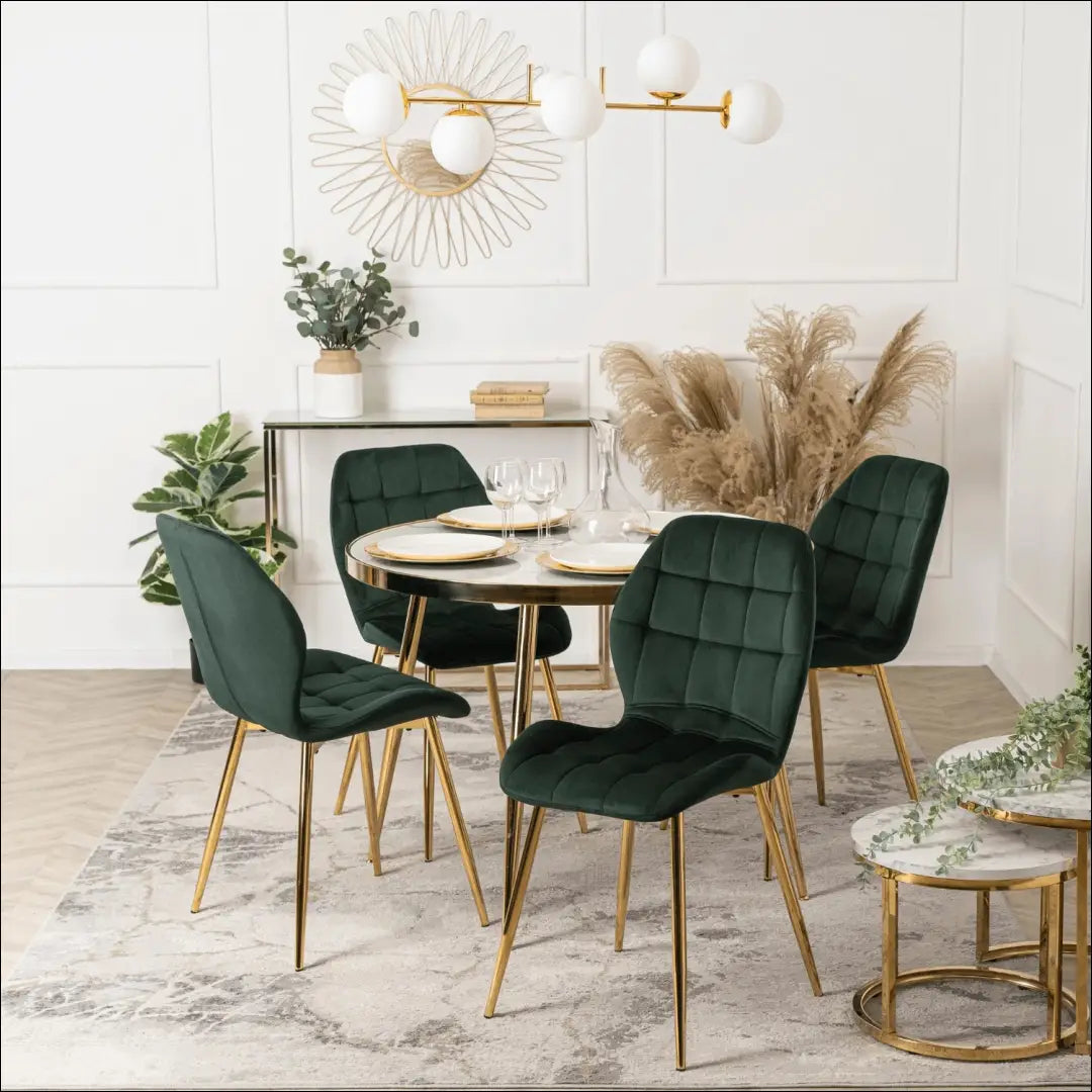 Kėdė su veliūro audiniu žalios spalvos TE305 - €38 Save 15% 25-50, __label:Pristatymas 5-14 d.d., elite,
