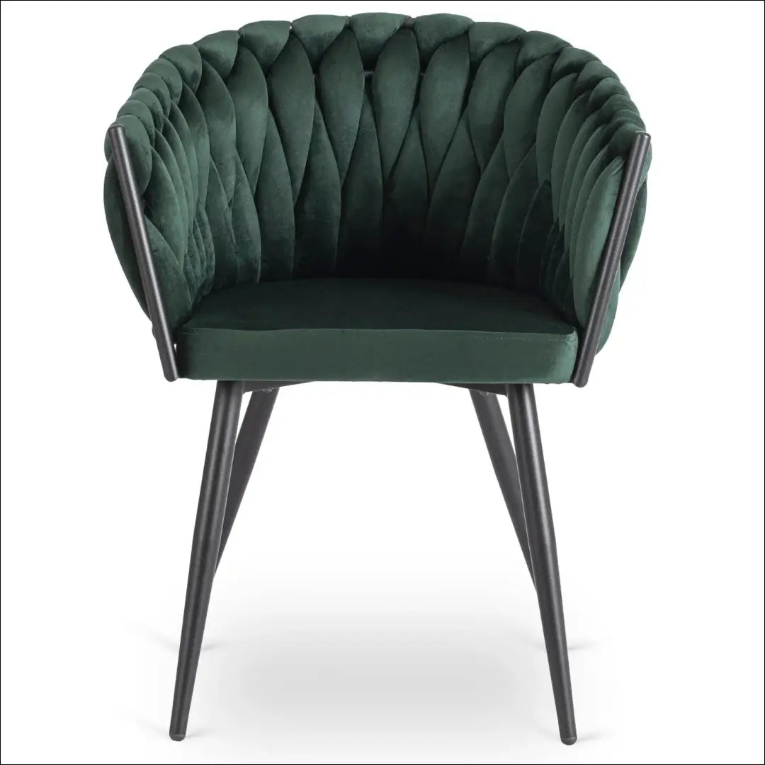 Kėdė su veliūro audiniu žalios spalvos TE395 - €97 Save 15% 50-100, __label:Pristatymas 5-14 d.d., elite, Krzesła,