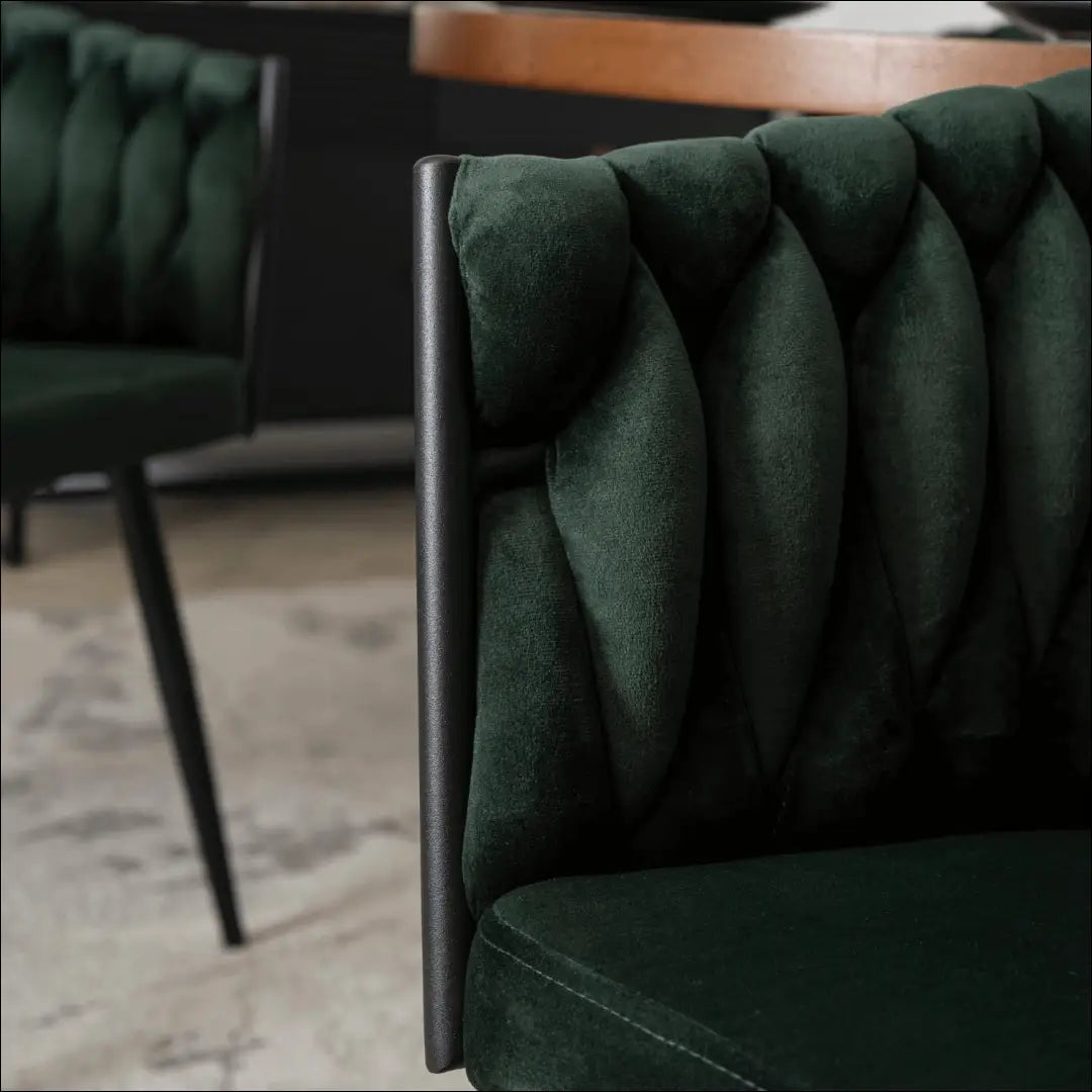 Kėdė su veliūro audiniu žalios spalvos TE395 - €97 Save 15% 50-100, __label:Pristatymas 5-14 d.d., elite, Krzesła,