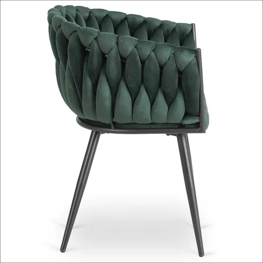 Kėdė su veliūro audiniu žalios spalvos TE395 - €97 Save 15% 50-100, __label:Pristatymas 5-14 d.d., elite, Krzesła,