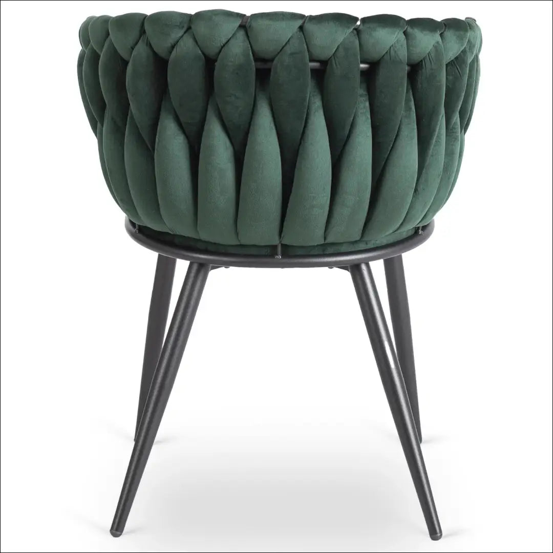 Kėdė su veliūro audiniu žalios spalvos TE395 - €97 Save 15% 50-100, __label:Pristatymas 5-14 d.d., elite, Krzesła,