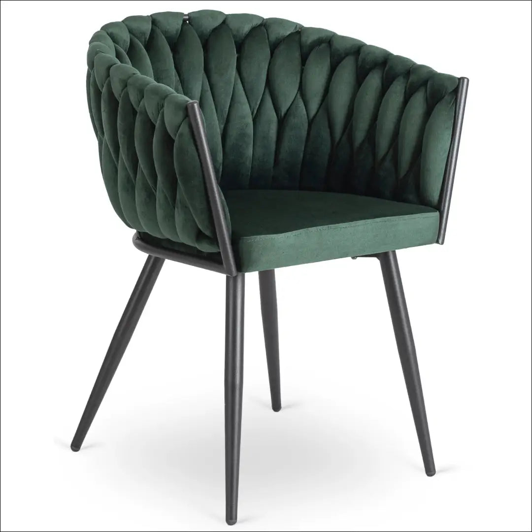 Kėdė su veliūro audiniu žalios spalvos TE395 - €97 Save 15% 50-100, __label:Pristatymas 5-14 d.d., elite, Krzesła,
