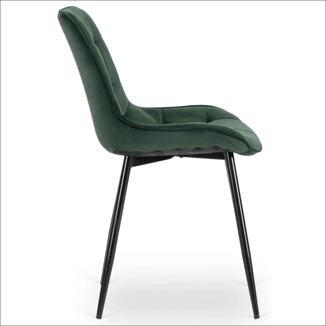 Kėdė su veliūro audiniu žalios spalvos TE465 - €43 Save 15% 25-50, __label:Pristatymas 5-14 d.d., elite, spalva-zalia,