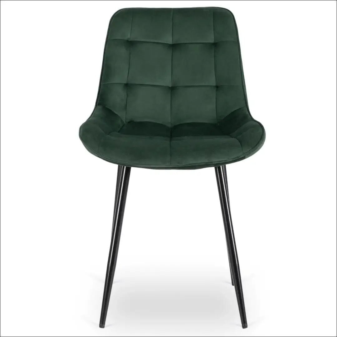 Kėdė su veliūro audiniu žalios spalvos TE465 - €43 Save 15% 25-50, __label:Pristatymas 5-14 d.d., elite, spalva-zalia,