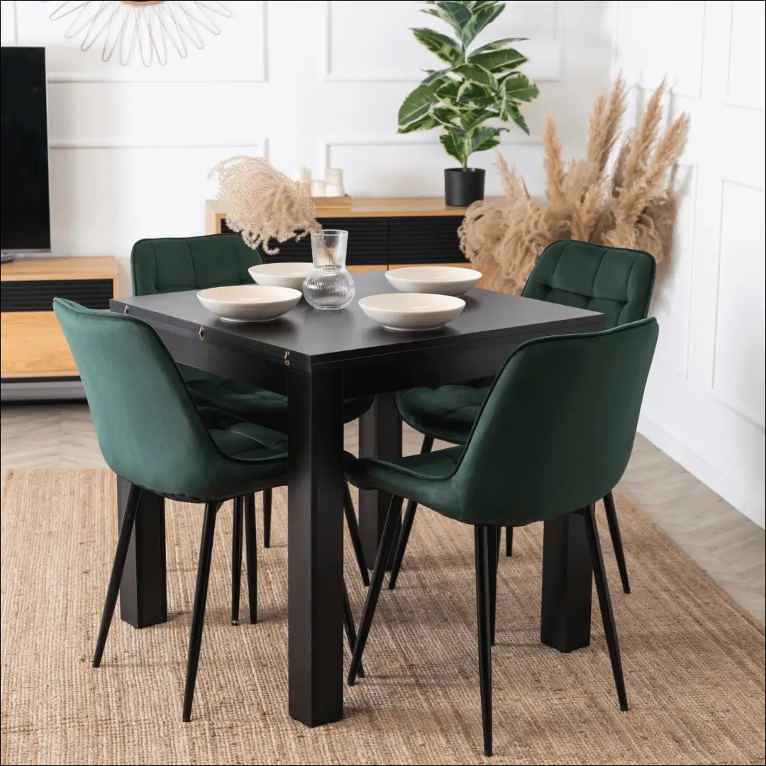 Kėdė su veliūro audiniu žalios spalvos TE465 - €43 Save 15% 25-50, __label:Pristatymas 5-14 d.d., elite, spalva-zalia,